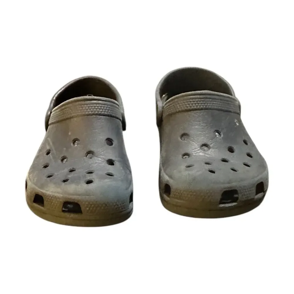 Kids Size 10/11 CROCS Black Water Clogs